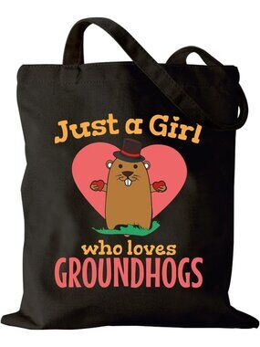 〽️Women's Beige Groundhog Grocery Travel Gym Weekender Vacation Work Gift Bags